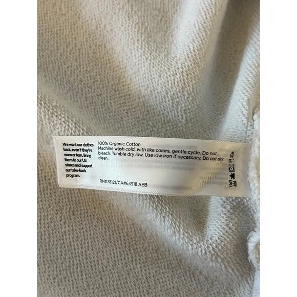 Eileen Fisher Open Cardigan Womens Large Boho Minimalist Lagenlook White Casual - Picture 15 of 15